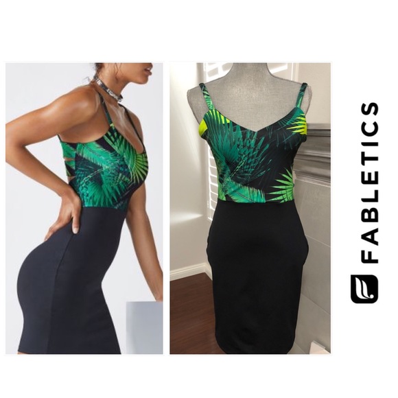 NWT Fabletics dress with sexy open cross back - Picture 1 of 4